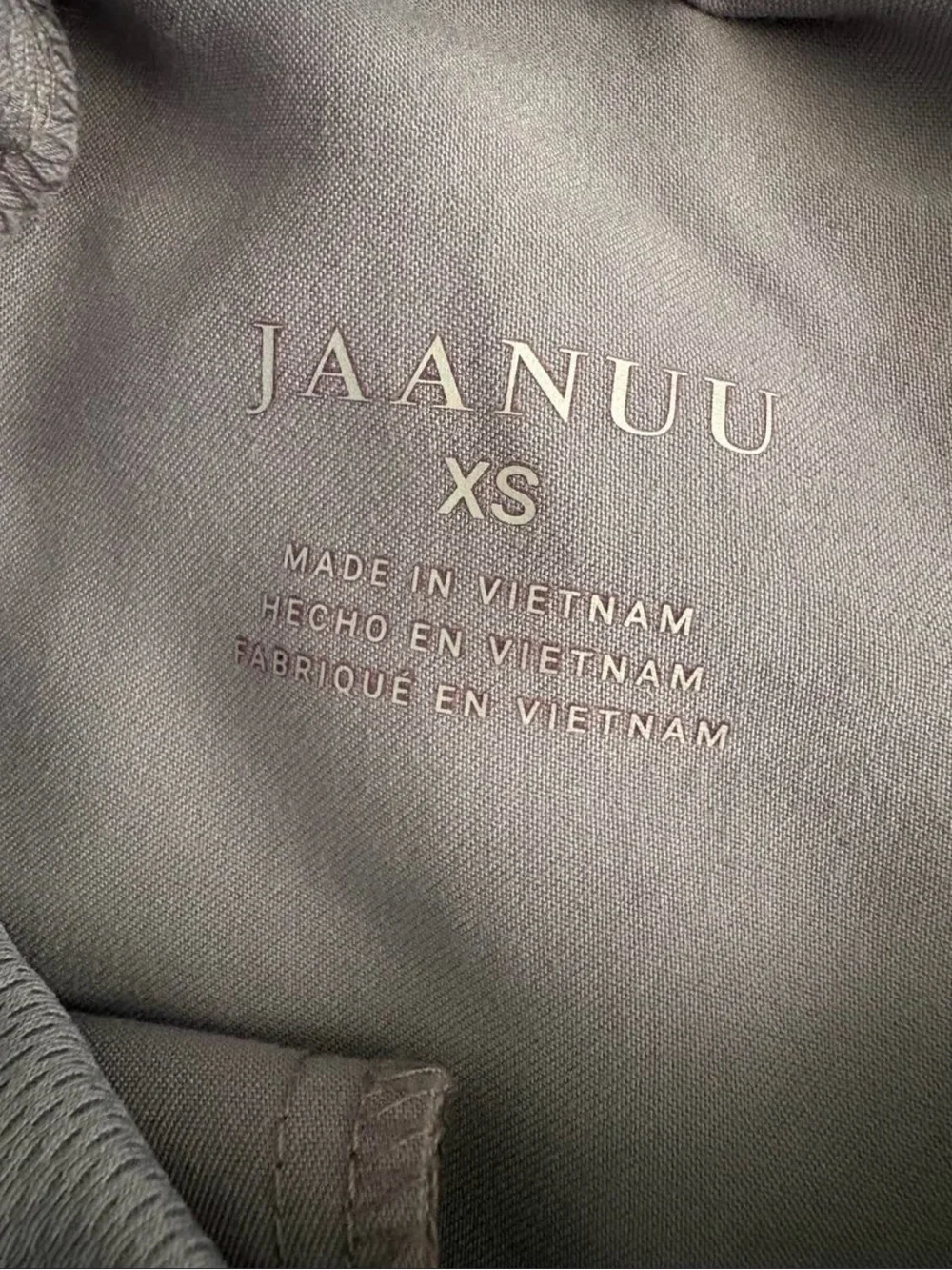 Jaanuu Grey V-Neck Scrub Top & Drawstring Jogger Pants XS